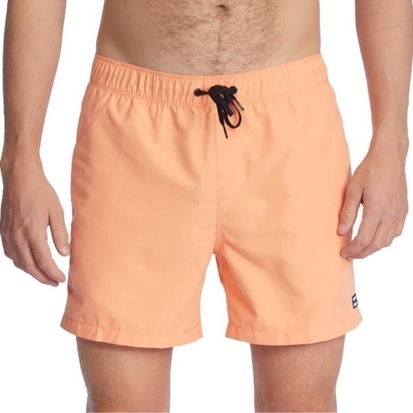 Billabong Orange All Day Layback Boardshorts Trunks Medium - Picture 1 of 5